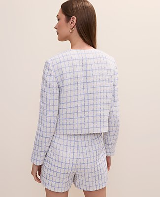 Patch Pocket Jacket in Tweed