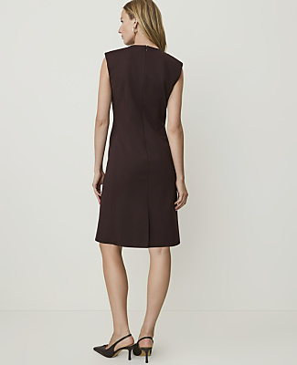 The V-Neck Sheath Dress in Ponte