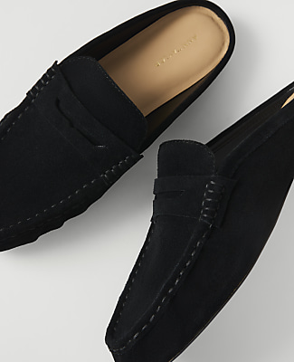 Weekend Suede Loafer Slide