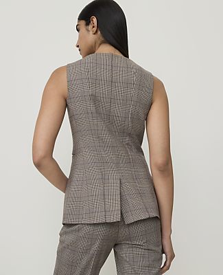 The Plaid Boatneck Vest