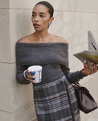 Off-The-Shoulder Sweater