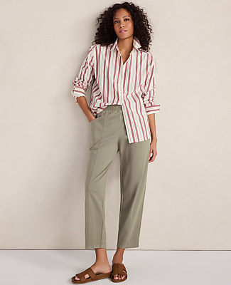 Haven Well Within Organic Cotton Interlock Barrel Leg Pants
