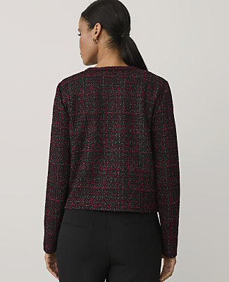 Petite Metallic Tweed Jacket