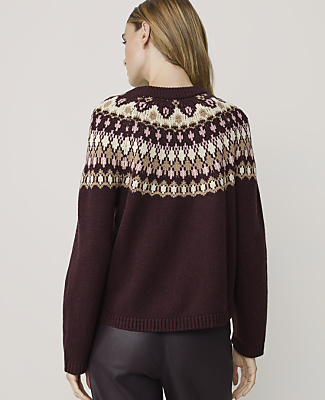 Crew Neck Fair Isle Sweater