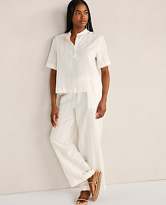 Haven Well Within Silky Linen Blend Top