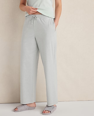 Ann Taylor Haven Well Within Botanical-Dyed Organic Cotton Interlock Pants