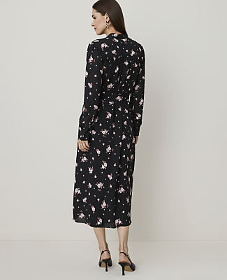 Floral Midi Shirtdress