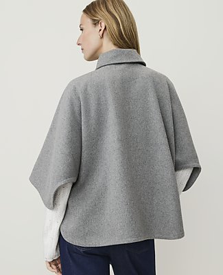 Weekend Collared Poncho