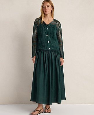 Haven Well Within Organic Cotton Pointelle Cardigan