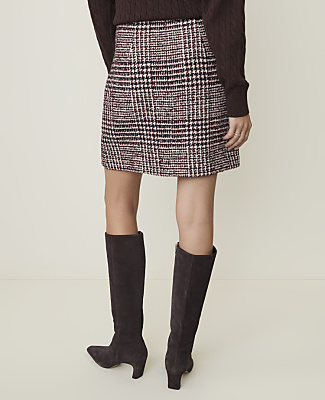 Weekend Tweed A-Line Skirt