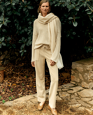 Haven Well Within Garment-Dyed Organic Cotton Terry Pants