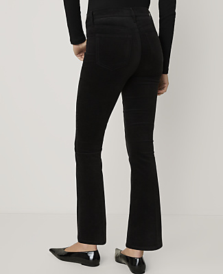 Weekend Cropped Boot Pant in Velvet