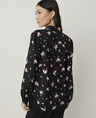 Floral Essential Shirt in Satin