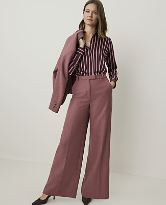 Striped Modern Shirt in Satin