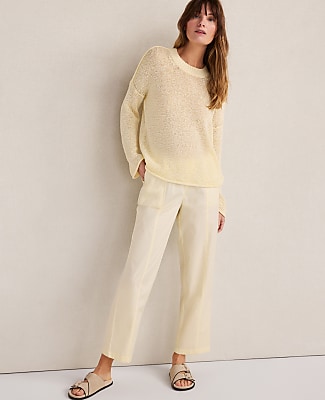 Haven Well Within Organic Cotton Twill Tapered Pants