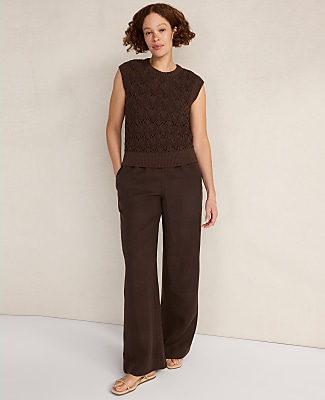 Haven Well Within Organic Cotton Chain Pointelle Sweater Vest