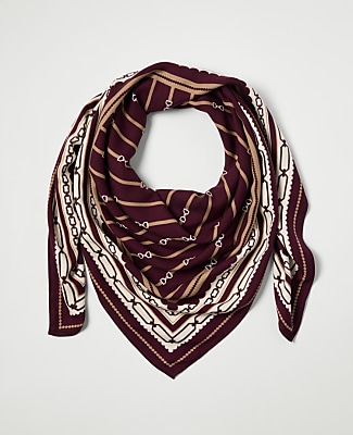 Geo Print Square Scarf