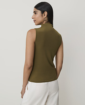 Mock Neck Tank Top