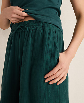 Haven Well Within Organic Cotton Gauze Drawstring Pants