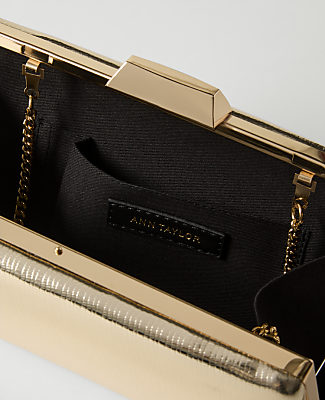 Textured Metallic Clutch