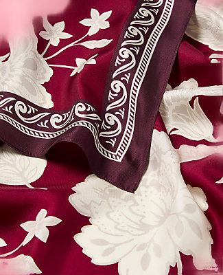 Floral Silk Scarf