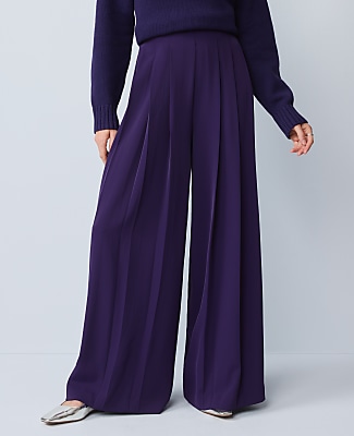 The Triple Pleat Palazzo Pant