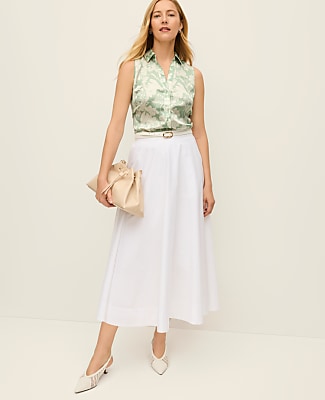 Floral Sleeveless Essential Shirt