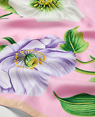 Floral Silk Scarf