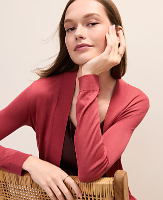 Lightweight Open Cardigan