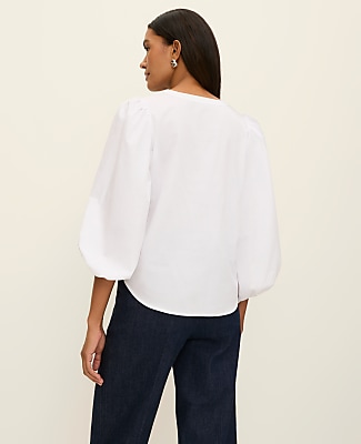 Petite Puff Sleeve Blouse
