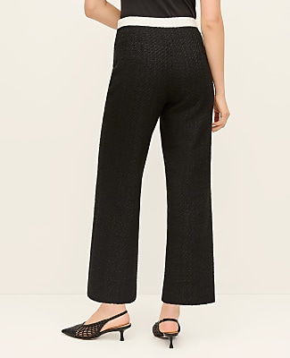 The Petite Grace Straight Pant in Tweed