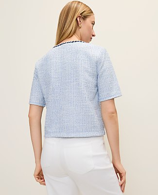 Metallic Tweed Jacket