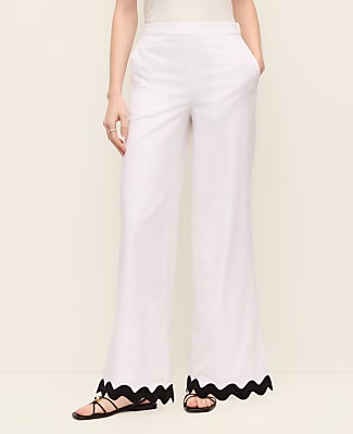The Wide-Leg Pant in Linen Blend