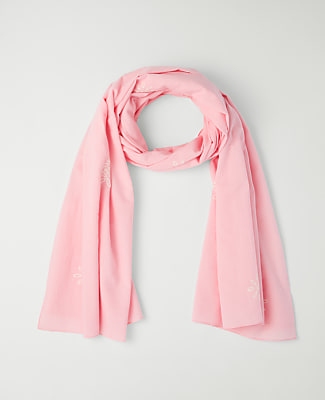 Ann Taylor Eyelet Scarf