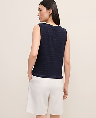 Petite Crew Neck Shell