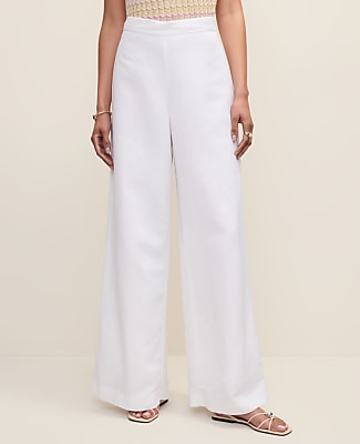 The Statement Palazzo Pant in Linen Blend