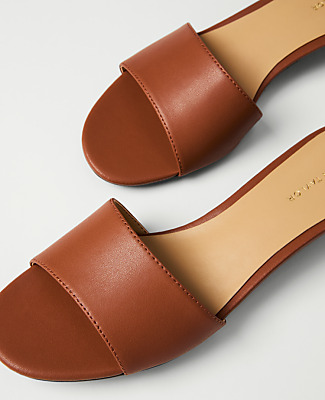 Weekend Leather Wedge Sandal