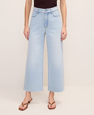 The Petite Wide-Leg Crop Jean