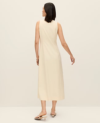 Petite Button Sheath Dress