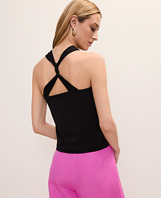 Crossover Halter Top