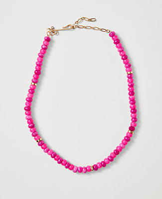 Ann Taylor Beaded Statement Necklace