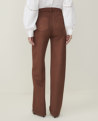 Weekend Faux Suede Straight Pant