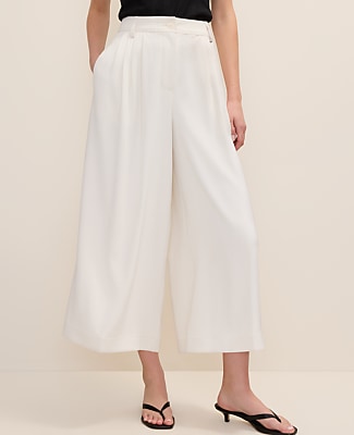 The Pintucked Culotte Pant