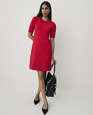Sweater Mini Shift Dress