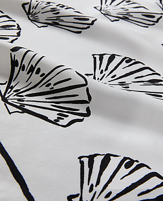 Shell Print Silk Scarf