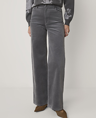 The Wide-Leg Jean in Velvet