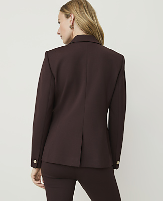 The Single Button Blazer in Ponte