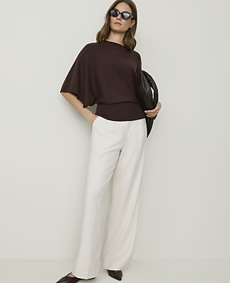 Dolman Crew Neck Sweater Top