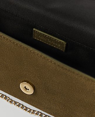 Weekend Suede Folded Clutch