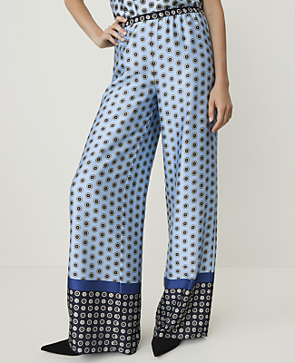 Geo Print Easy Palazzo Pant
